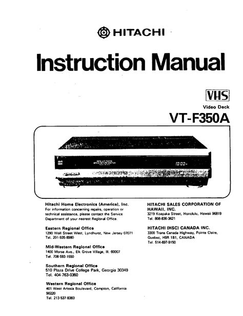 Hitachi 15K3000 Manual pdf manual